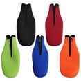 thumbnail image 7 of Vjnyvs Beer Bottle Cooler, 5Pack 12 Oz Insulated Neoprene Collapsible Zipper Bottle Sleeve Case Carry Case for Keeping Your Beverage Beer Soft Drink Chilled Water for a Extended Period of Time, 7 of 7