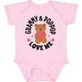 thumbnail image 3 of Inktastic Grammy and Poppop Love Me Bear Girls Baby Bodysuit, 3 of 5