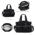 thumbnail image 2 of Sunyuer Diaper Bag Tote for Daily Use, Quilted Mommy Bag Function Maternity Bag Diaper Changing Messenger with Shoulder Strap Wet Pocket, 2 of 8