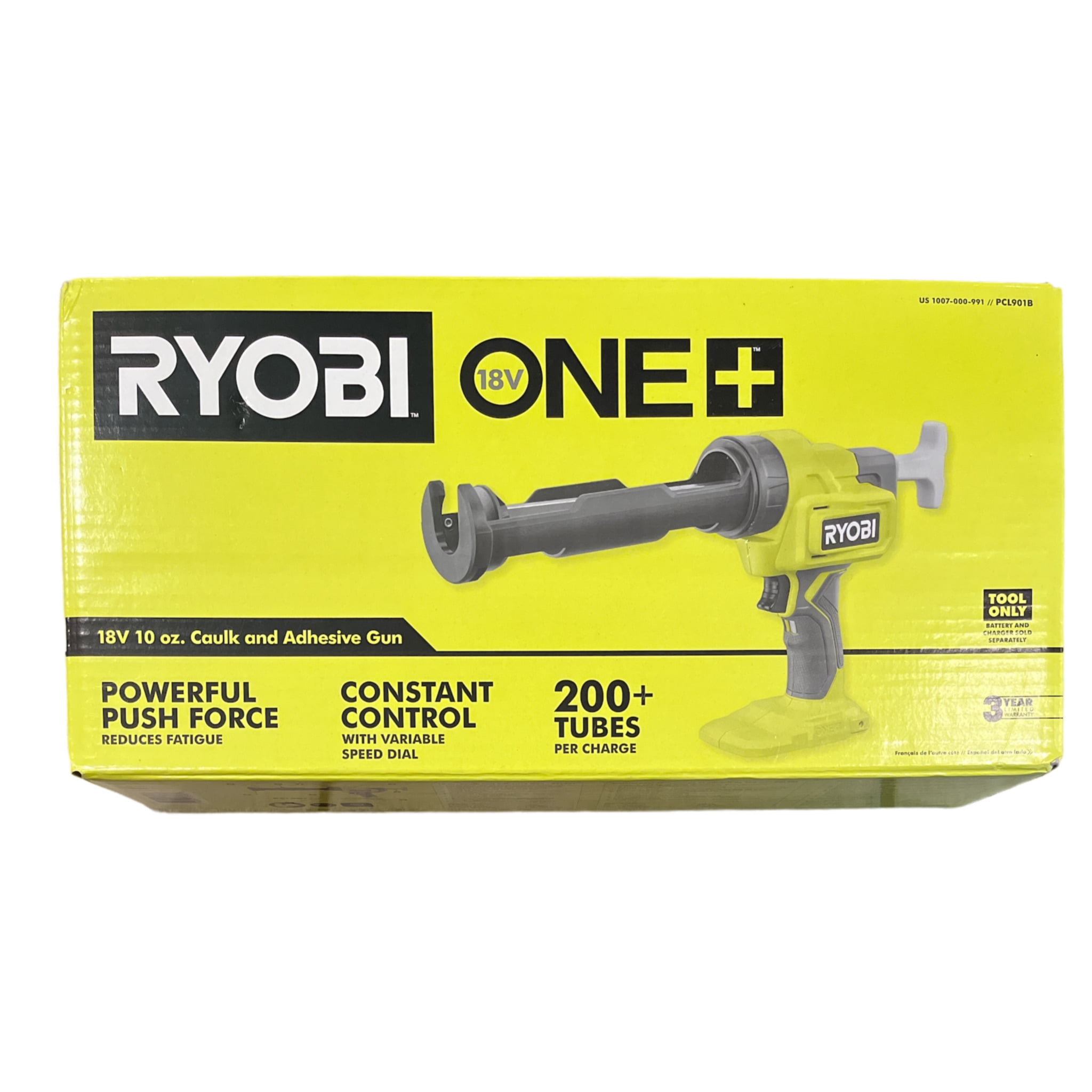 RYOBI 18V ONE+ 10 Cordless Battery Operated Electric Caulk and