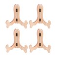 thumbnail image 1 of Miangastore Présentoir de Fête en Bois Jaune Clair 4 Pcs, 1 of 8