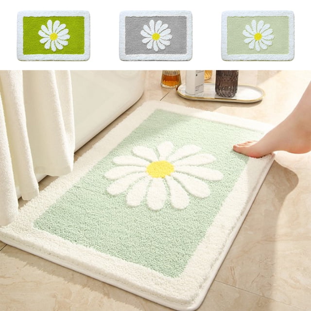 onlyliua Liquidación Alfombras de Piso Rectas para Sala de Estar, Dormitorio, Alfombrillas Absorbentes Antideslizantes para Baño, Alfombrillas para Pies de Cocina, Alfombras de Baño Lavables a Máquin