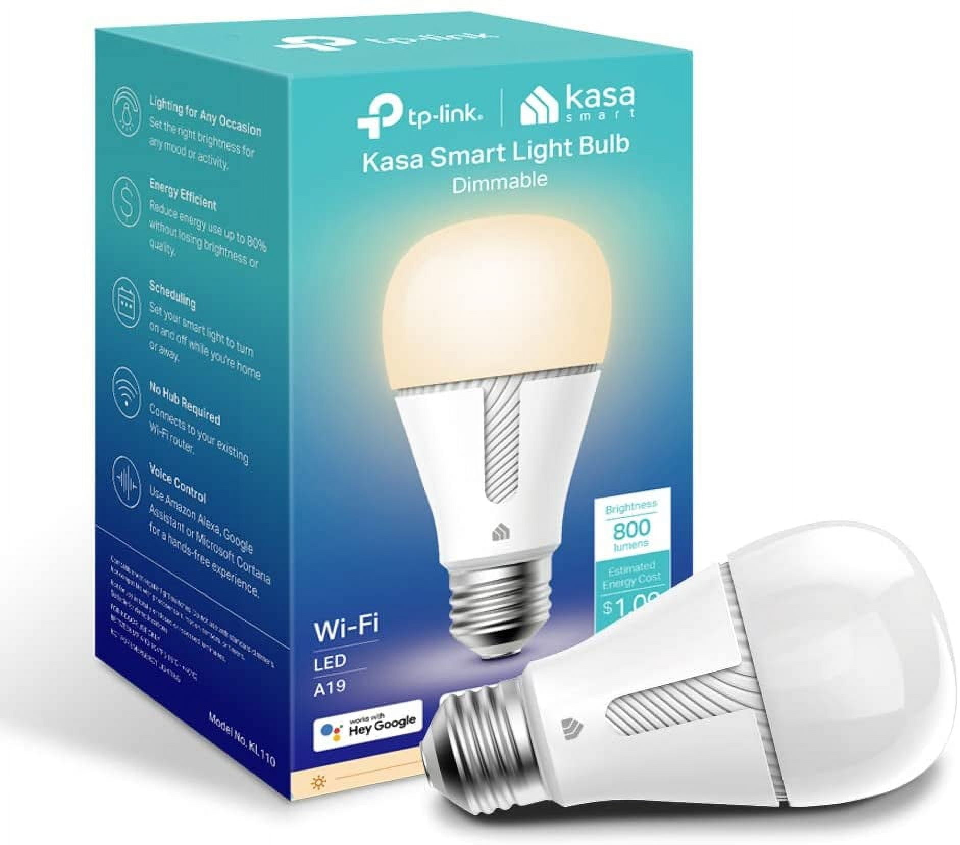 Tapo Smart Bulb, Smart Wi-Fi LED Light, B22, 8.3W, Energy Saving, Works