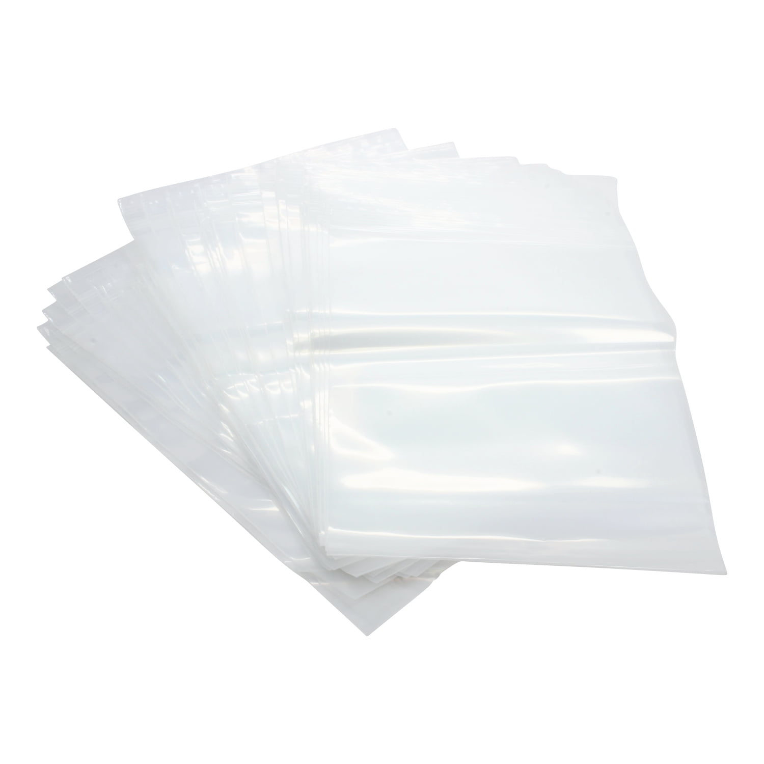 500/Case Reclosable 4 Mil Poly Bags Clear 8 x 30 