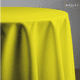 thumbnail image 2 of Mantel Para Mesa Redonda Medida 2.90 Diámetro Amarillo, 2 of 6