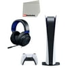 Sony Playstation 5 Digital Version (Sony PS5 Digital) with Razer Kraken Gaming Headset and Microfiber Cleaning Cloth Bundle