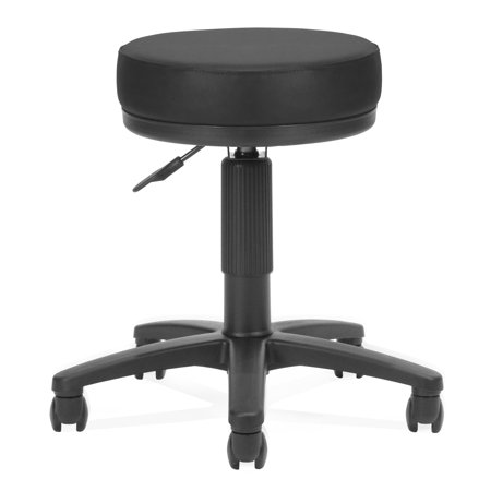 Fabric Utility Stool Ofminc Office Furniture 250 Lbs Capacity Seat Height Adjustable Vinyl Upholstery Black Fabric Utility Stool ()