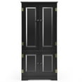 thumbnail image 3 of Demi Bonn 49" Accent Storage Cabinet, Bathroom Cabinet, Pantry Cabinet with Adjustable Shelves, Black, 3 of 10