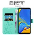 thumbnail image 4 of Samsung Galaxy A7 2018 Funda protectora - con Blumenmuster y Kartenfach, 4 of 6
