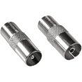 thumbnail image 3 of Adaptador antena satelite Coaxial 8X (4X Pinch-F to Antenna IEC plug, 4X Antenna pinch to IEC) Conector coaxial para cables coaxiales - Antena, en Plata Vhermosa YQ-2521, 3 of 3