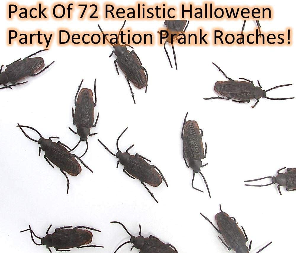 Simulation funny scary Cockroach Maxell's Day Tricky toys 10 Pcs 