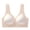 Beige, variant on Women Plus Size Front Closure Fixed Cup Back Bras