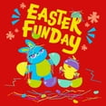 thumbnail image 2 of Girl's Toy Story 4 Ducky and Bunny Easter Funday  Graphic Tee Red Medium, 2 of 5