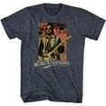 thumbnail image 1 of Eric Clapton Eric Sunglasses Navy Heather Adult T-Shirt, 1 of 2