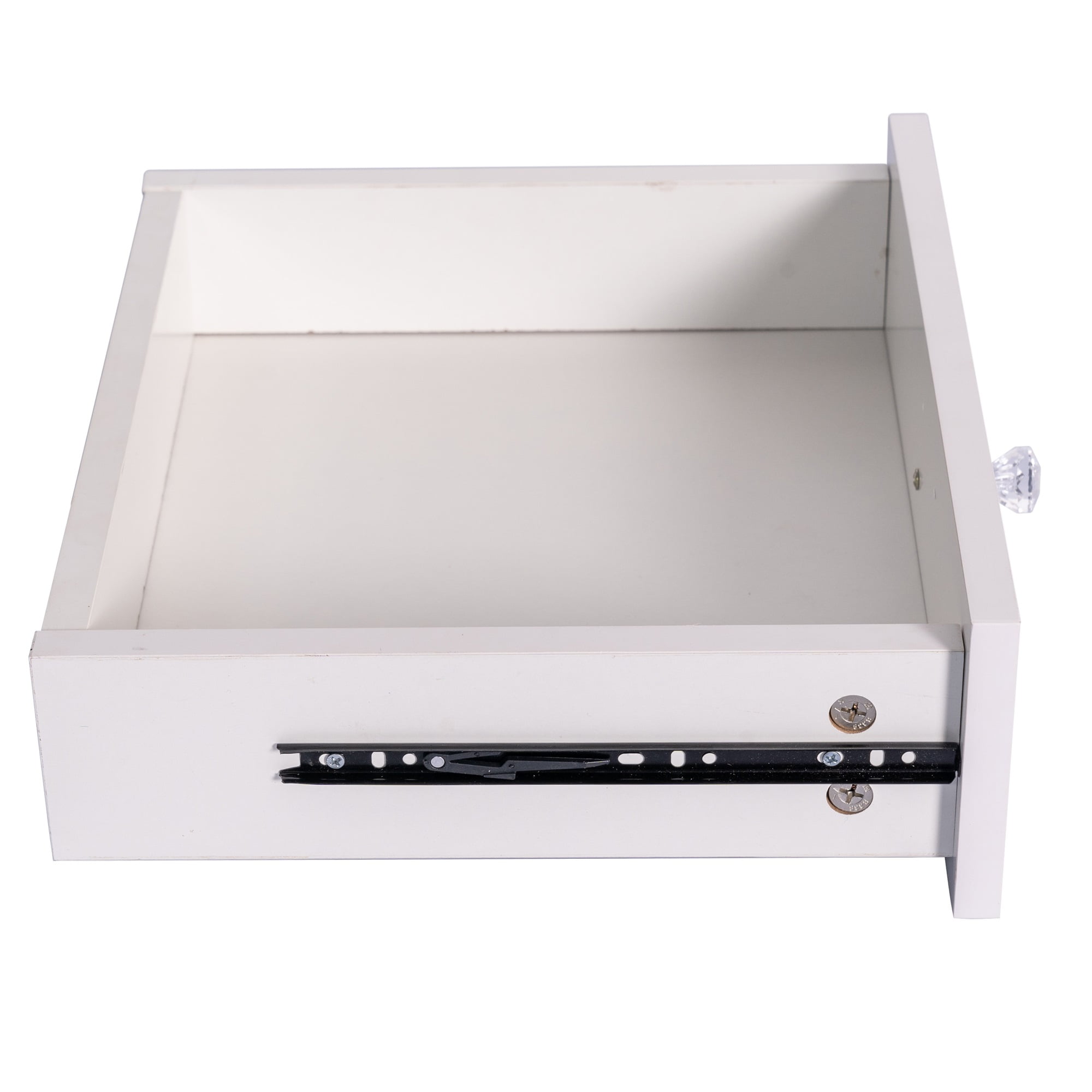 Spaco Modern Dressing Table with 3 Color Lighting Brightness Adjustable, Vanity Set with 2 Drawers, Yellow Padded Stool, White Spaco Modern Dressing Table with 3 Color Lighting Brightness Adjustable, Vanity Set with 2 Drawers, Yellow Padded Stool, White