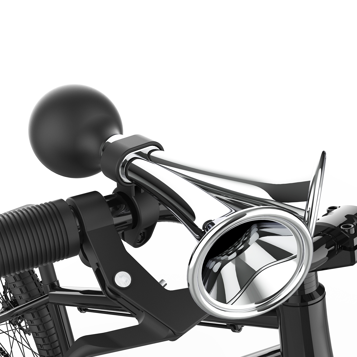 Zefal Z-Kids Silver Double Fun Bike Horn (Good for Safety, Loud)