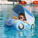 thumbnail image 3 of Flotador de Resorte Flotador de Natación Inflable para Bebés con Forma de Coche Flotador de Piscina con Bocina y Sombrilla para Niños Pequeños de 1 a 4 Años ANGGREK  Otros, 3 of 8