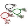 thumbnail image 4 of Greeniant 10 unids/set de alambre de pesca antimordida de acero al carbono negro, 4 of 6