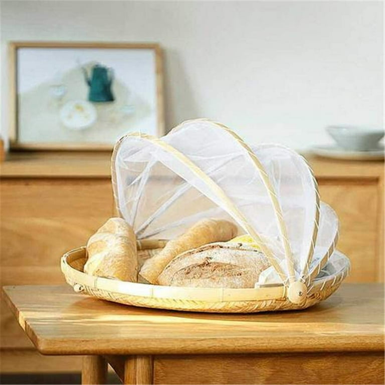 Manunclaims Food Serving Tent Basket, Sturdy Fruit Bowl Hand