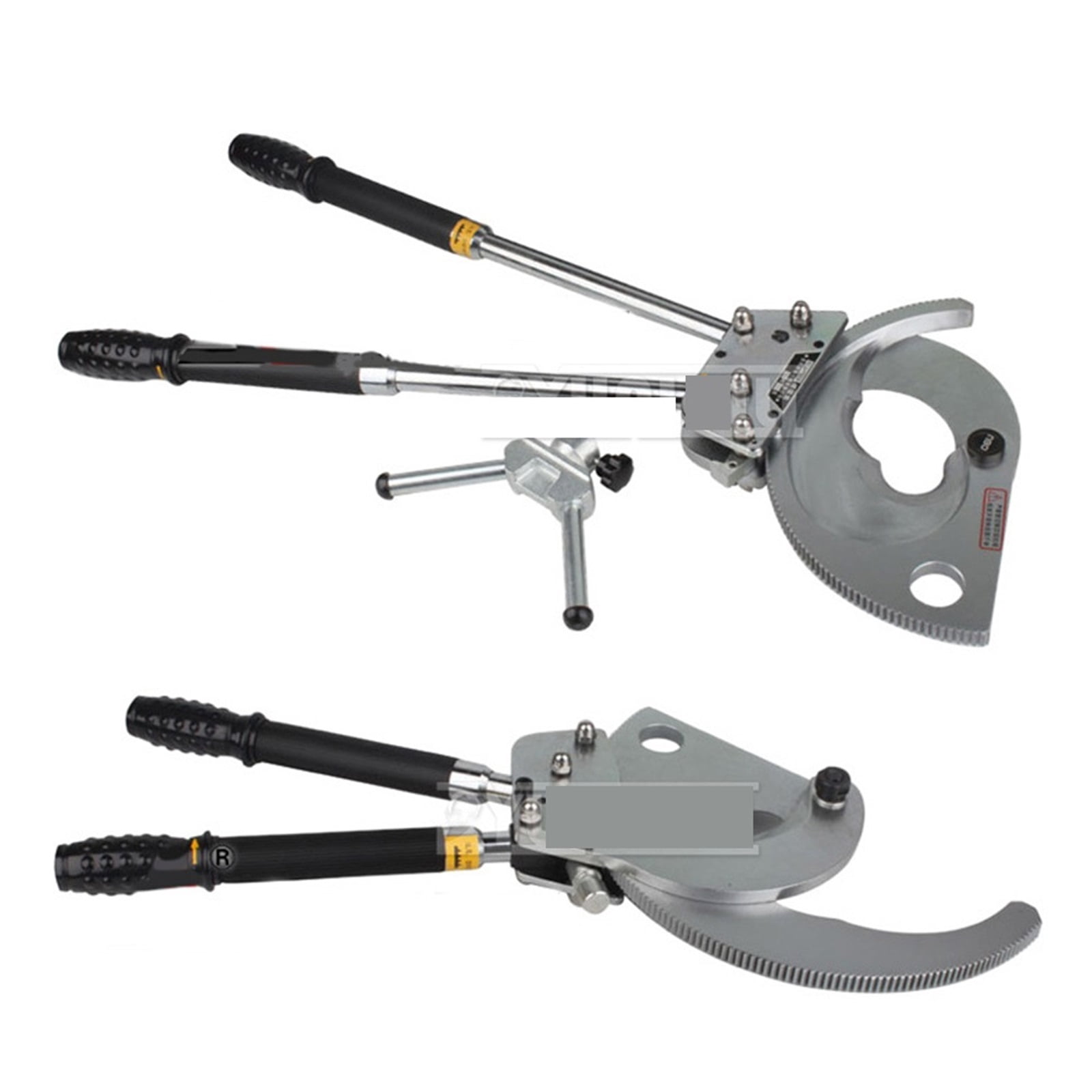 Ratchet Cable Cutter, Heavy Duty Wire Cutter For Max 100mm Armoured Aluminum Copper Cable Ratcheting Wire Cutting Hand Tool ,Heavy Duty Build