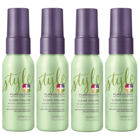Pureology Clean Volume Instant Levitation Mist Travel Size (1 oz) - Set of 4