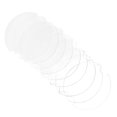 thumbnail image 4 of 100Pcs Plastic Ring Display Holder Sheets Round Ring Jewelry Stand Organizers, 4 of 8