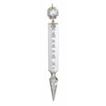 thumbnail image 2 of B&P Lamp Brilliantcut 6 Inch (152mm) Crystal Chandelier Light Replacement Pendant Prism, Spear Cut Nickel Pin, 2 of 3