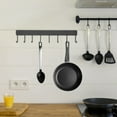 Chidian Wall Mounted Kitchen Hooks Rack No Drilling Required for