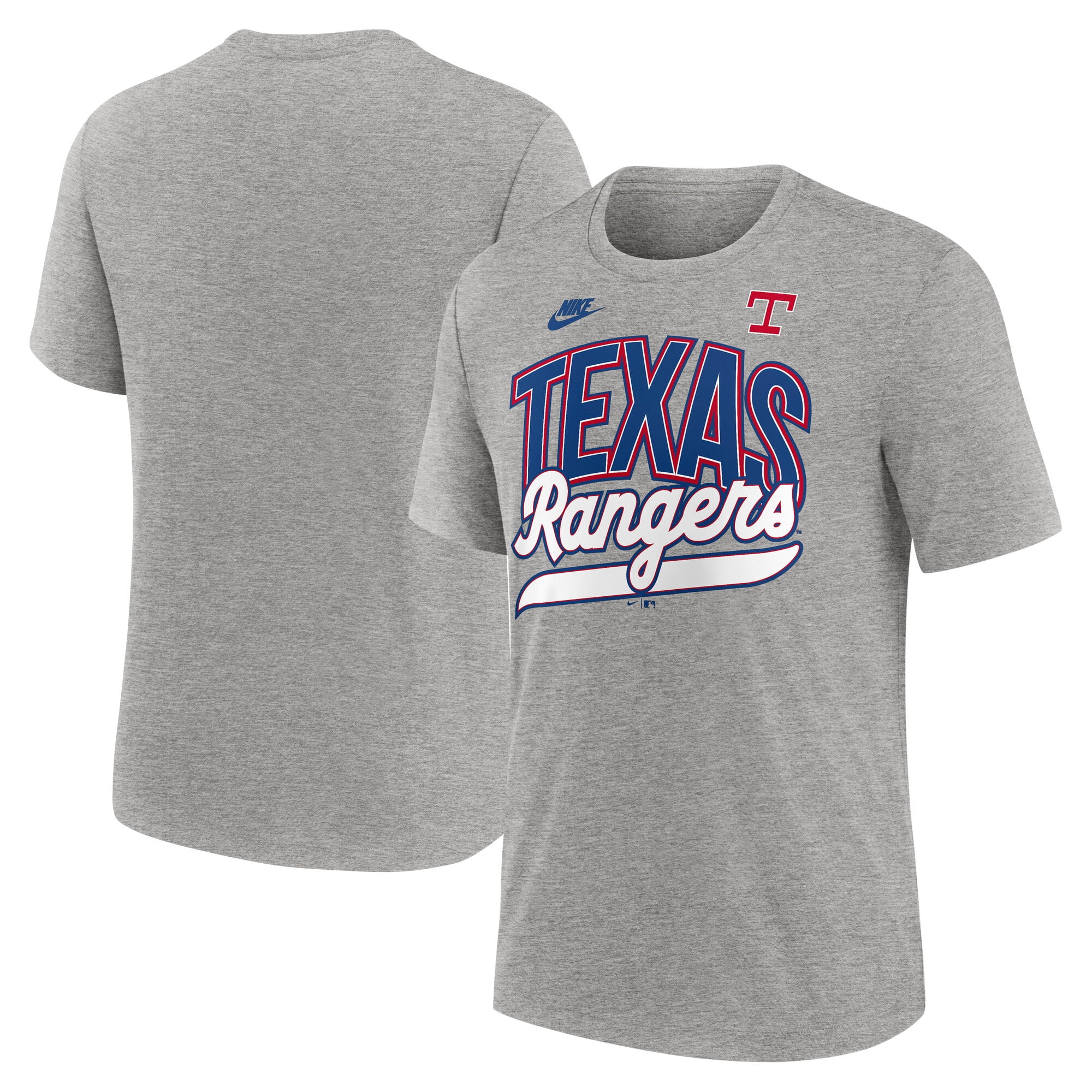 Men's Nike Red Texas Rangers Tri-Blend Hoodie T-Shirt - Walmart.com