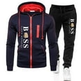 thumbnail image 1 of 2025 Men's Suits Cardigan Zipper Hooded Sweatshirt Haptic Suits Sweatpants Fleece Suit Casual Prom Suits Sports, 1 of 2