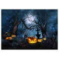 thumbnail image 1 of Halloween Theme Photography Background Portrait Photography Backdrops with Pumpkin Pattern Photo Studio Props for Portrait Photos Party Decoration, Size 2.1 * 1.5m/ 7 * 5ft, 1 of 7