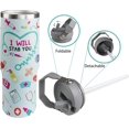 thumbnail image 3 of Nurse Tumbler Nurse Gifts for Women - Nurse Appreciation Gifts Nurses Week Gifts for Female Male Nurse、 New Nurses、 RN、 LPN, 30oz Nurse Thermal Mug with Handle and Flip Straw, 3 of 6