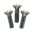 thumbnail image 1 of Leviton 86000-PRT 1/2-Inch Long 6-32 Thread, Oval Head Milled Slot Replacement Wallplate Screws, 10-Pack, Ivory, 1 of 3