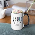thumbnail image 3 of Customizaholic Uncle Mug Personalized – Custom Name & Est. Year Coffee Cup – New Uncle Gift Idea, Pregnancy Announcement, Family Keepsake, 3 of 6