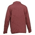 thumbnail image 2 of Three Dots Women's Quilted Step-Hem Knit Soft Fleece Jacket Size: XXL, Color: Red, 2 of 4