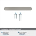thumbnail image 5 of Amerock Rift 3-3/4 inch Center-to-Center Satin Nickel Cabinet or Furniture Pull, 10 Pack, 5 of 5