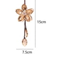 thumbnail image 2 of Colgante de flor de cristal, decoración de cristal, colgante para el hogar, jardín, coche, fabricante de arcoíris, 2 of 5