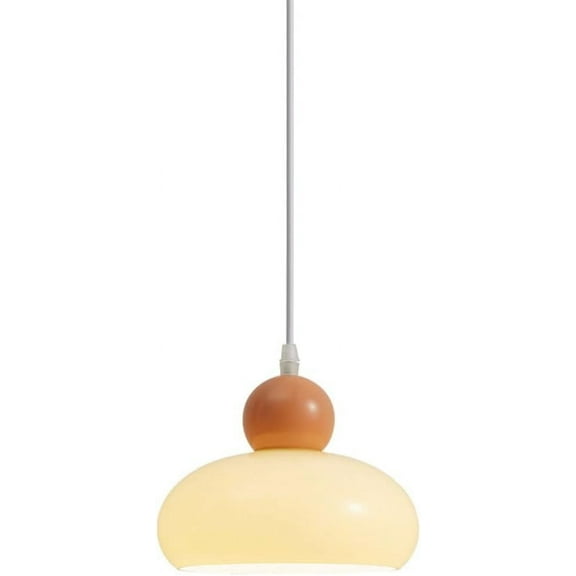 Mini Japanese Style Glass Pendant Lighting for Kitchen Sink, Small Modern Pendant Light Fixture for Bedside, Personalized Simple Farmhouse Pendant Light, Pendant Lamp for Dining Room Over Island