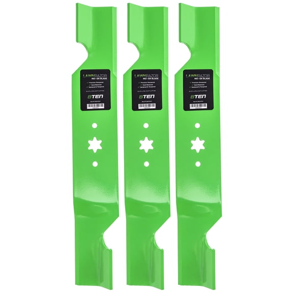 LawnRAZOR Ultra High Lift Blade for MTD Cub Cadet 942-0679 3 Pack 810-CBL2383D