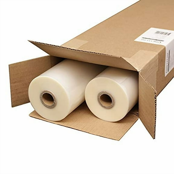 SircleLam School Laminating Film - 1.5Mil 27" x 500' - Clear Glossy - 1" Core - Qty: 2 Rolls