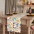 thumbnail image 2 of Table Runners 72 Inches Long Dress Scarves, Colorful Eucalyptus Leaves Farmhouse Kitchen/Dining Table Runner, Coffee Tablerunners, Watercolor Botanical Modern Art 16x72 Inch, 2 of 9