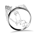 thumbnail image 1 of Culture Lotus Bague à Main Réglable Fiançailles de Mariage d'Amour, 1 of 3