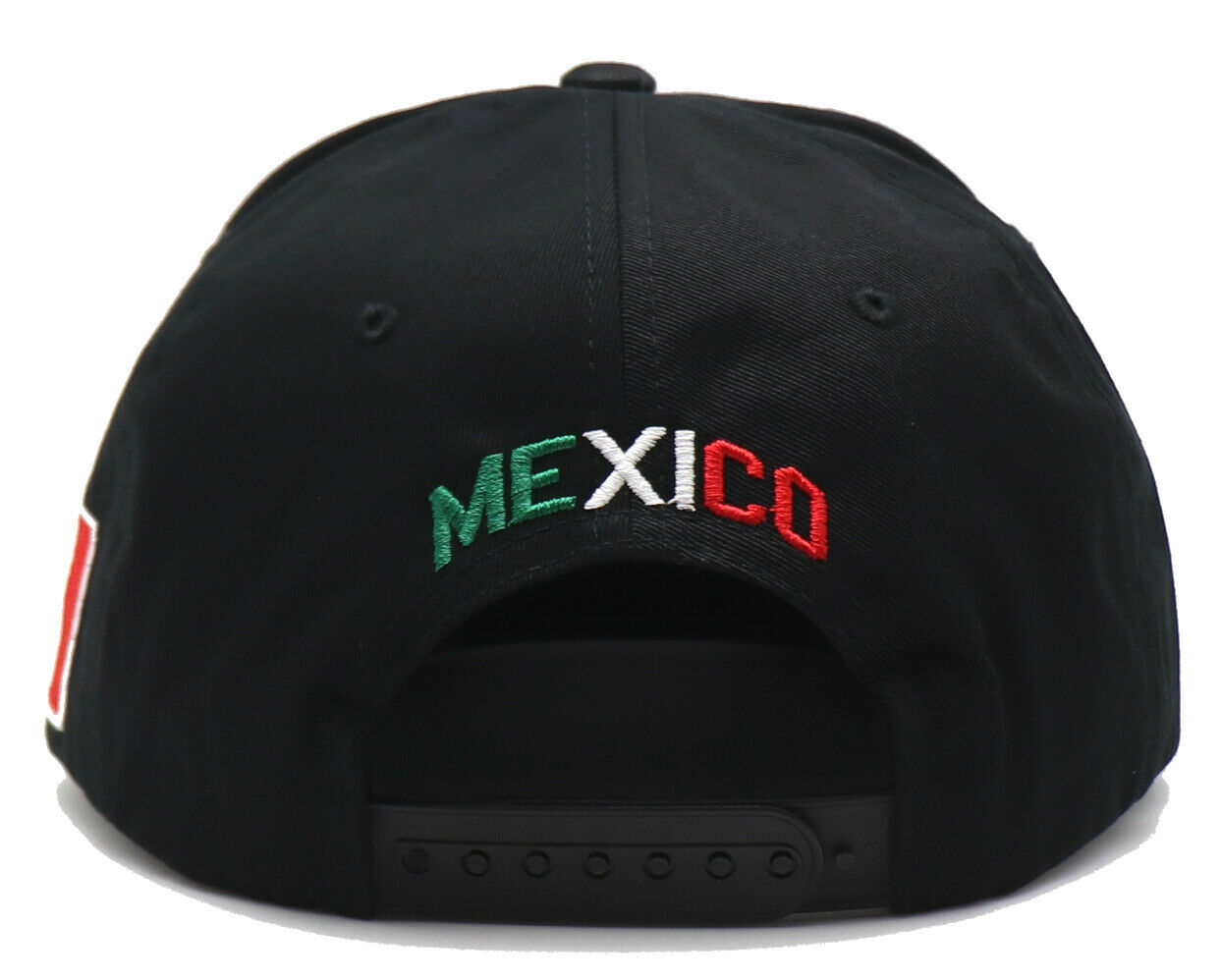 Mexico Flag Unisex Adult Classic Mesh Baseball Cap Snapback hat Grid mesh  Hat Black