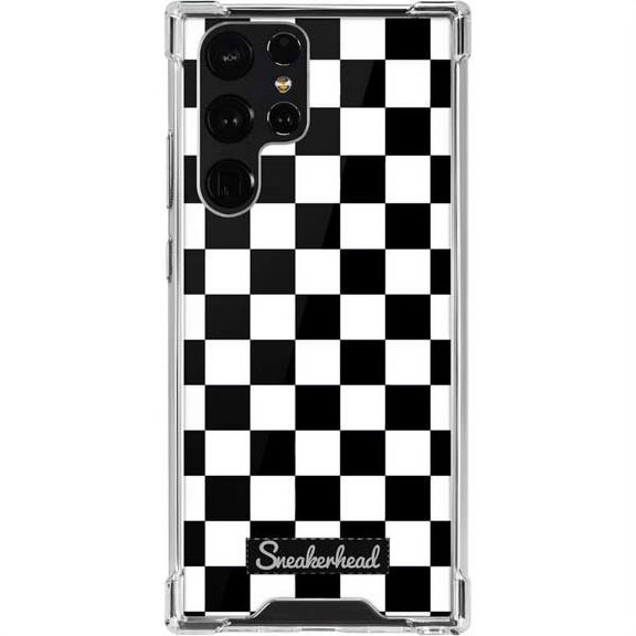 Skinit Sneakerhead Sneakerhead Checkered Galaxy S22 Ultra Clear Case