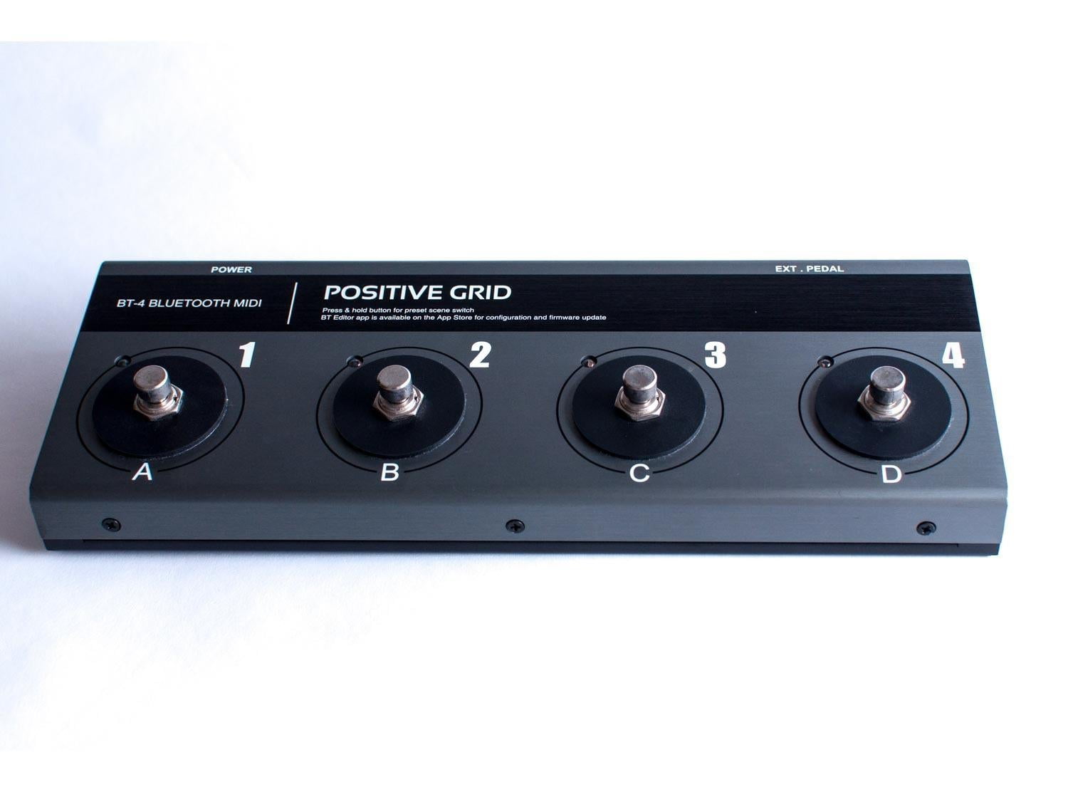 Positive Grid Bias Bt 4 4 Button Bluetooth Midi Footswitch Walmart Com