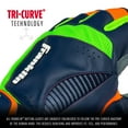 thumbnail image 5 of Franklin Sports Shok-Sorb Neo Batting Glove Gray/Navy/Lime - Youth Small, 5 of 8