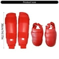 thumbnail image 5 of Aellinatey 1 Pair Shin Pads Shin Insteps Protector Practical Shin Guards for Taekwondo, 5 of 10