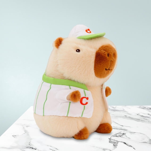 Muñeco de peluche Carpincho Marrón Verde 33cm Perfke