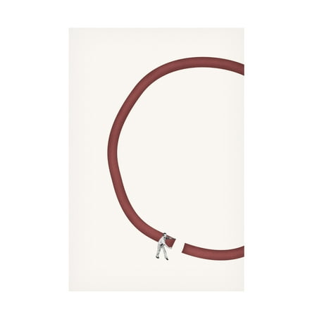 Trademark Fine Art Maarten Leon Let's reconnect Canvas Wall Art