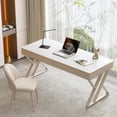 thumbnail image 2 of Study Modern Office Desks - Slate Luxury Workbench - Home Office Desks - Table Computer Escritorio Ordenador Work Furniture QF50OD My Lux Decor Round, 2 of 16